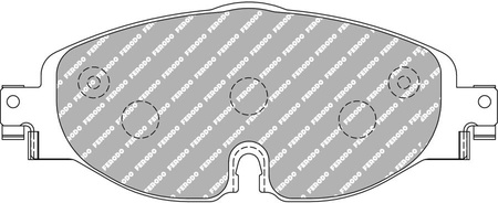 Klock hamulcowe Ferodo Racing DS2500 przednie FCP4433H AUDI A3 Q2,TT FV3 Roadster FV9 CUPRA FORMENTOR KM7 SEAT ATECA SKODA OCTAVIA III SUPERB VOLKSWAGEN ARTEON GOLF ALLTRACK BA5 VIII CG5 SPORTSVAN SPORTSVAN AM1 Golf VI Cabriolet PASSAT TIGUAN TOURAN 