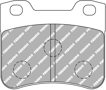 Klock hamulcowe Ferodo Racing DS2500 przednie FCP535H CITROEN AX Saxo PEUGEOT 106,