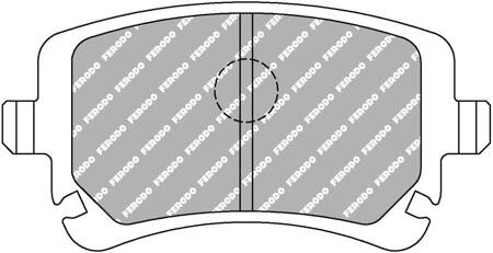 Klock hamulcowe Ferodo Racing DS2500 tylne FCP1655H AUDI A4 8E2 B6 Cabriolet 8EC B7 Avant 8E5 B6 8ED Convertible B6 A5 A6 C5 4F2 C6 Allroad 4FH 4F5 A8 4E,