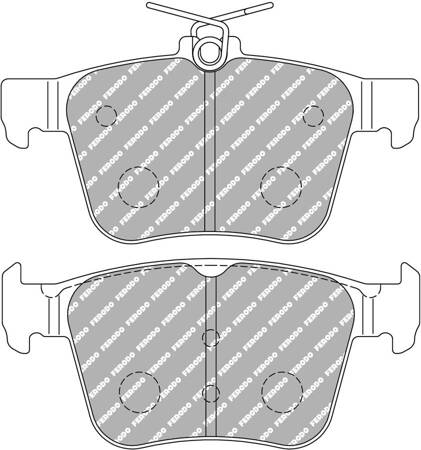 Klock hamulcowe Ferodo Racing DS2500 tylne FCP4697H AUDI A3 TT FV3 Roadster FV9 SKODA SUPERB VOLKSWAGEN ARTEON GOLF VII PASSAT TIGUAN,