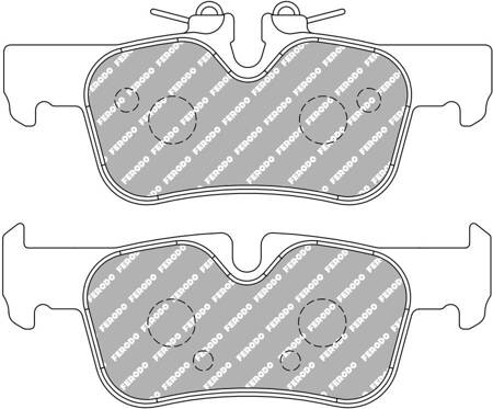Klock hamulcowe Ferodo Racing DS2500 tylne FCP4954H BMW 1 F40 2 Active Tourer F45 Van Gran Coupe F44 F46 i3 I01 X1 F48 X2 F39 MINI F56 CLUBMAN F54 COUNTRYMAN F60,