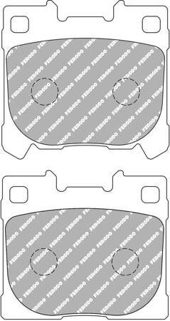 Klock hamulcowe Ferodo Racing DS2500 tylne FCP5262H TOYOTA YARIS 