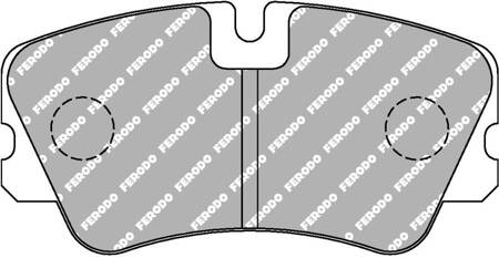 Klock hamulcowe Ferodo Racing DS3000 przednie FCP546R ALFA ROMEO 33 Alfasud Sprint