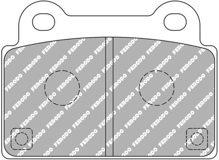 Klock hamulcowe Ferodo Racing DSUNO tylne FCP4168Z MITSUBISHI LANCER Saloon CY/Z_A 