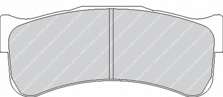 Klock hamulcowe Ferodo Racing TL66 przednie FRP3110TL66 ASTON MARTIN Vantage FIAT Tipo HYUNDAI i30 LIGIER JS P320 PORSCHE 911 992 