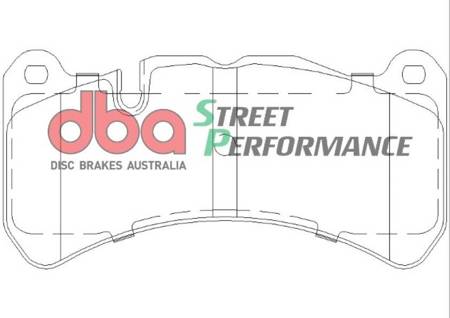 Klocki hamulcowe przednie DBA Brake Pads Street Performance Hawk HB616x.607 - DB1845SP FORD Aust NZ S.Africa Territory LEXUS IS-F MASERATI GranCabrio GranTurismo Quattroporte M139 MERCEDES-BENZ CLK C209 DTM AMG CLK55 CLK63 SLK R171 SLK55 SUBARU WRX STi