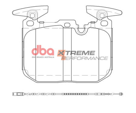 Klocki hamulcowe przednie DBA Brake Pads Xtreme Performance - DB2299XP BMW 1 Series F20 M135 M140 F21 xDrive F20 F21 2 F22 Coupe 228 230 M235 M240 F23 Convertible F22 F23 3 F30 320 325 328 330 335 340 ActiveHybrid F31 F34 GT F30 F31 GT F34 4 F32 420 425