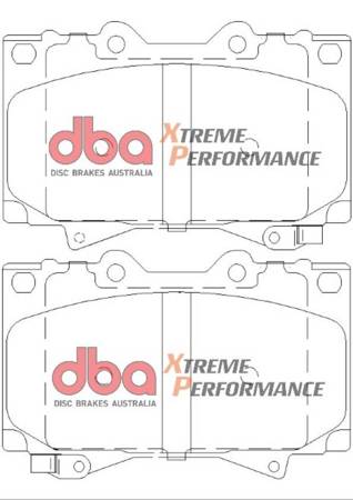 Klocki hamulcowe przednie DBA Brake Pads Xtreme Performance ECE R90 certified Hawk HB313x.685 - DB1365XP TOYOTA Landcruiser HDJ100 HDJ101 HZJ71 HZJ74 HZJ78 HZJ79 UZJ100 VDJ Sequoia