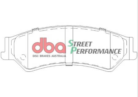 Klocki hamulcowe tylne DBA Brake Pads Street Performance - DB1675SP FORD Aust NZ S.Africa Fairmont BF V8 Falcon Territory