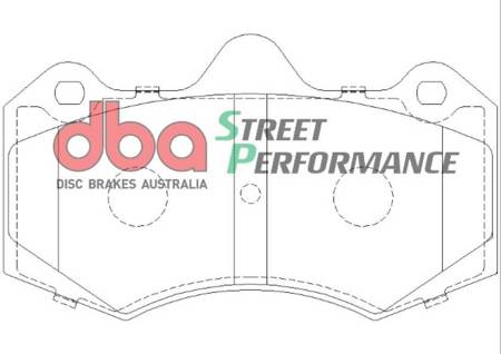 Klocki hamulcowe tylne DBA Brake Pads Street Performance - DB1937SP