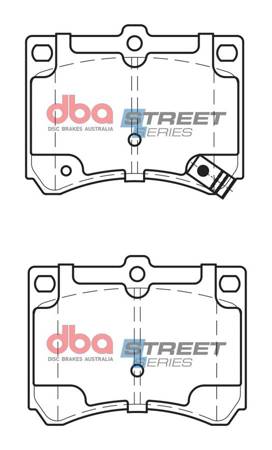 Klocki hamulcowe tylne DBA Brake Pads Street Series Ceramic - DB1177SS