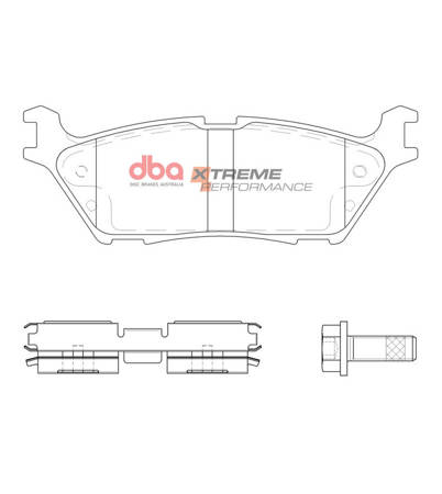 Klocki hamulcowe tylne DBA Brake Pads Xtreme Performance - DB15123XP FORD F-150