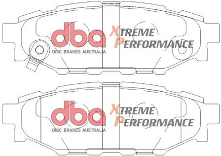 Klocki hamulcowe tylne DBA Brake Pads Xtreme Performance Hawk HB557x.545 - DB1803XP SUBARU BRZ Forester Impreza Legacy BL5 BLD BP5 BPD BRD Outback XV TOYOTA GT86