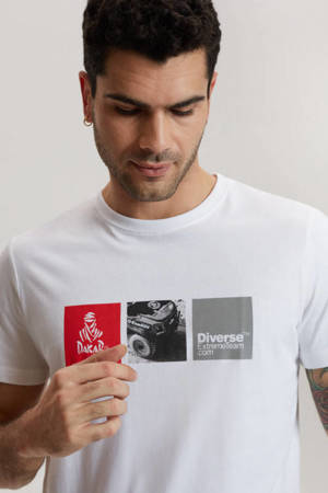 Koszulka T-Shirt Diverse DAKAR - DKR S 0423 Biała