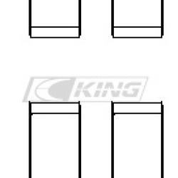 Panewki korbowodowe King Racing AUDI/LAMBO 4.2/5.2 (2 pairs) - CR 227XPC.026