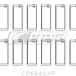 Panewki korbowodowe King Racing BMW M20, M50 2.0L, 2.5L, 2.7L - CR6640XP0.25