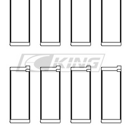 Panewki korbowodowe King Racing LANCIA HF INTEGRALE 2.0L 8V/16V - CR4601XP