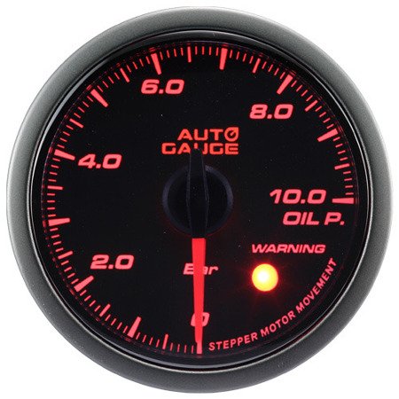 Wskaźnik ciśnienia oleju Auto Gauge - SMOKE WARNING 60mm