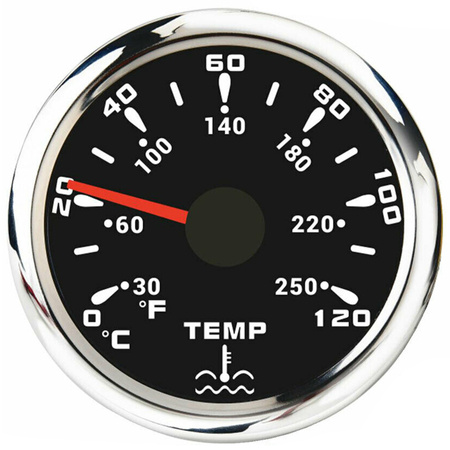 Wskaźnik temperatury wody Auto Gauge - 7 COLOR