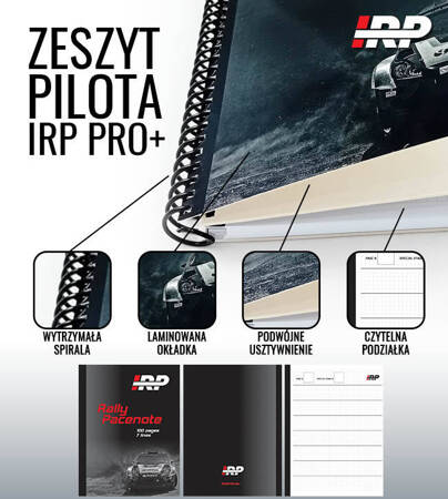 Zeszyt / Notes pilota IRP PRO+ 100 stron